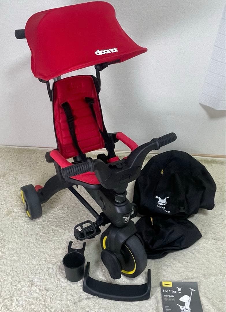 doona 折り畳み三輪車 LIKI trikeリキトライク専用バッグ付き