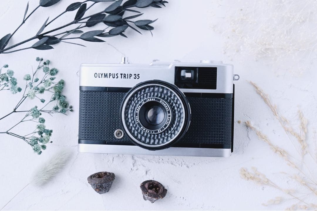 完動品、整備済 ◉ OLYMPUS TRIP35 フィルムカメラ