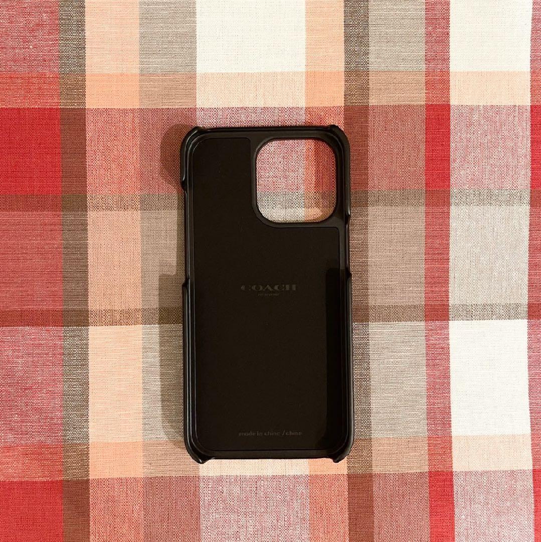 COACH iPhone13 pro ケース C8023 GRAPHITE 1
