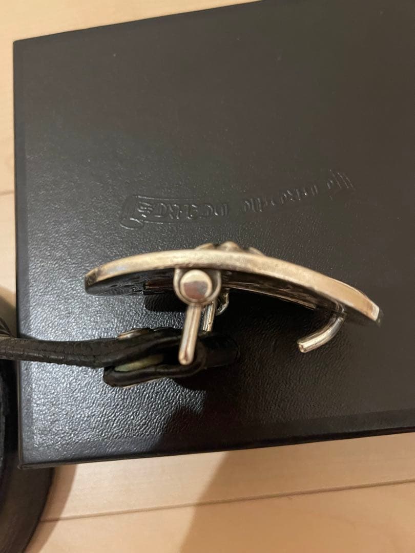 原本無修正クロムハーツクラシックオーバルクロスバックル＋ベルトストラップ(オマケ