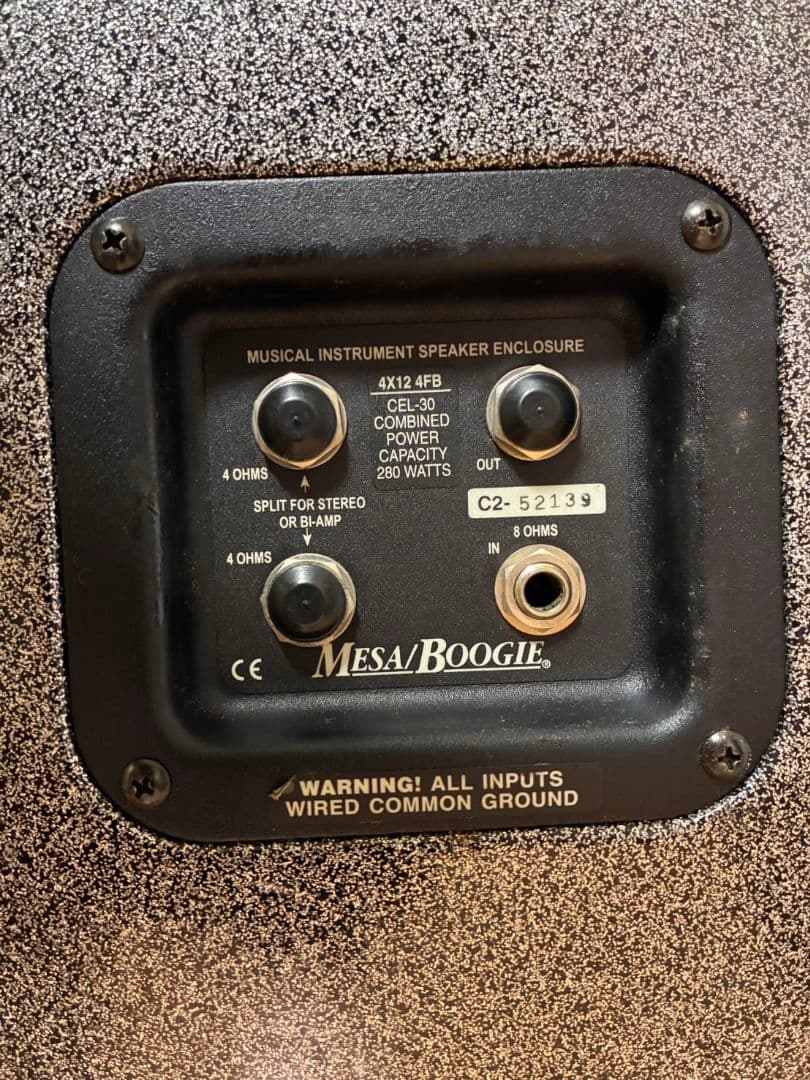 MESA BOOGIE 4×12 4FB キャビネット　アーマード