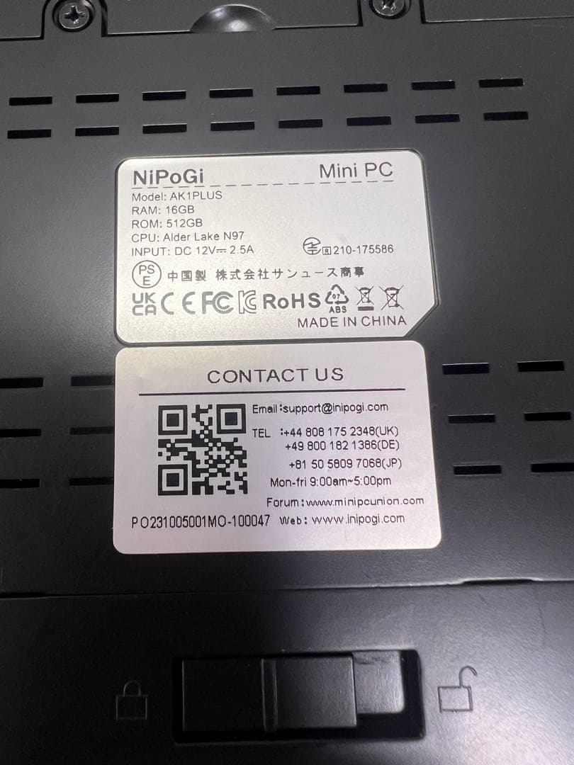 PCパーツ　まとめ　NiPoGi ミニPC 他