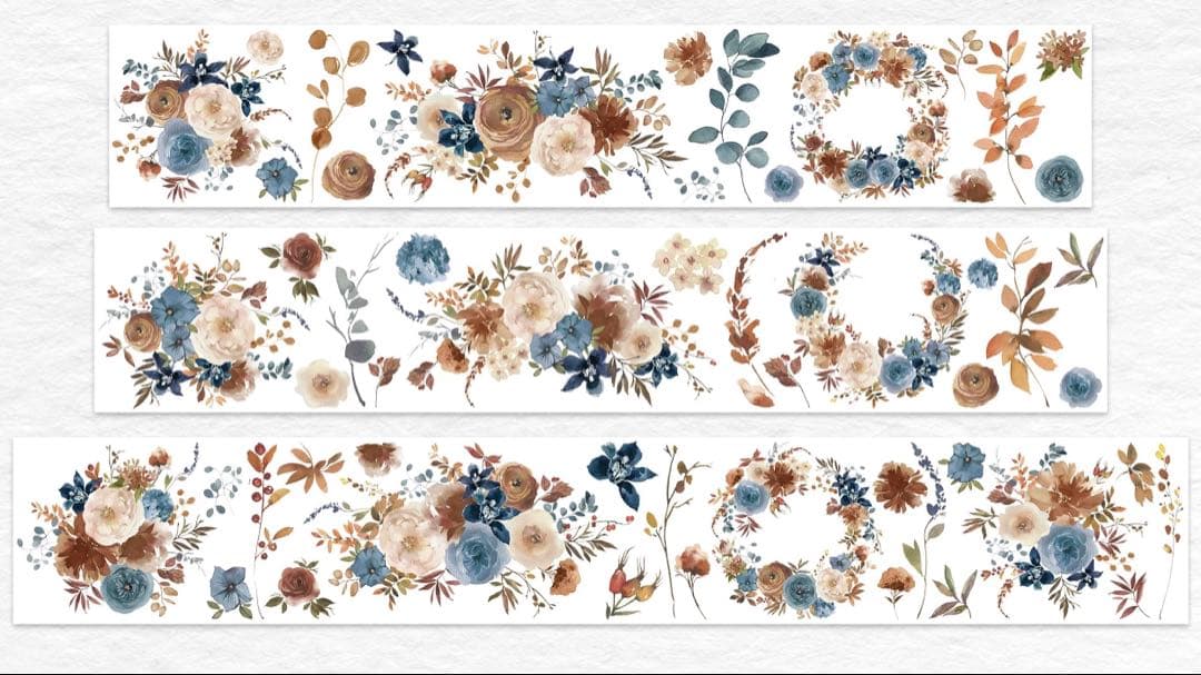 ⭐️SALE⭐️WT《与花邂逅》海外マスキングテープ　マステ