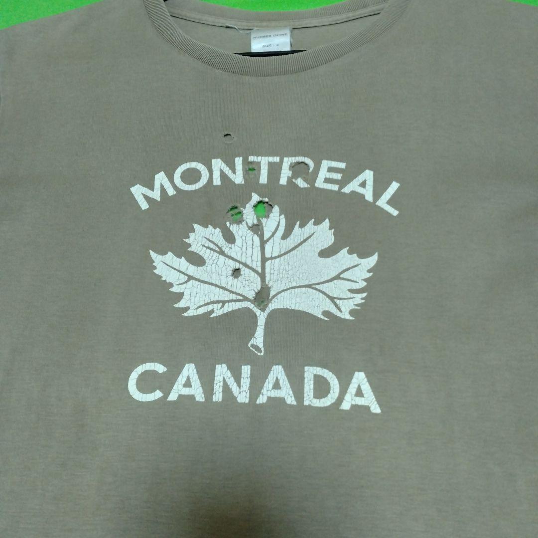 NUMBER(N)INE　モントリオール 　Tシャツ　オリジナル
