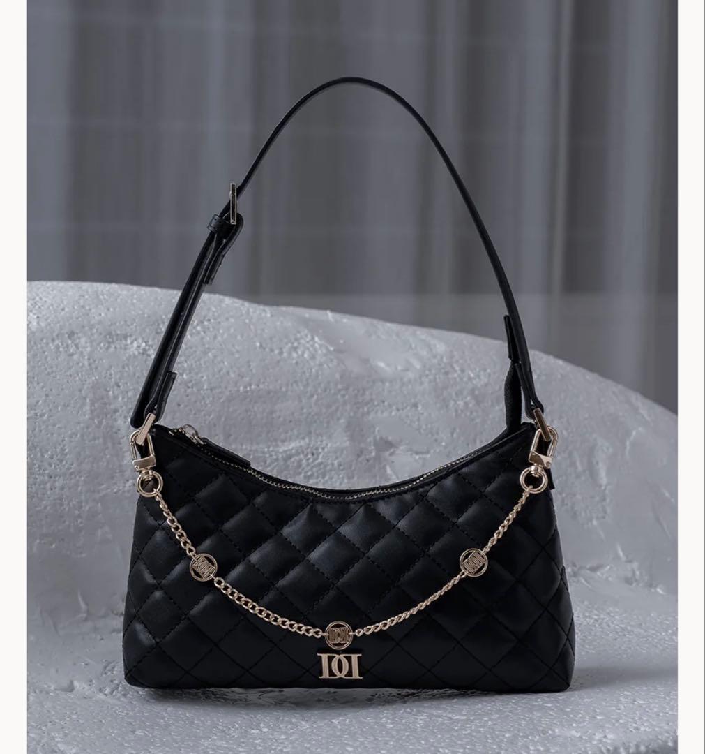 Darich キルティングチェーンハンドミニバッグ