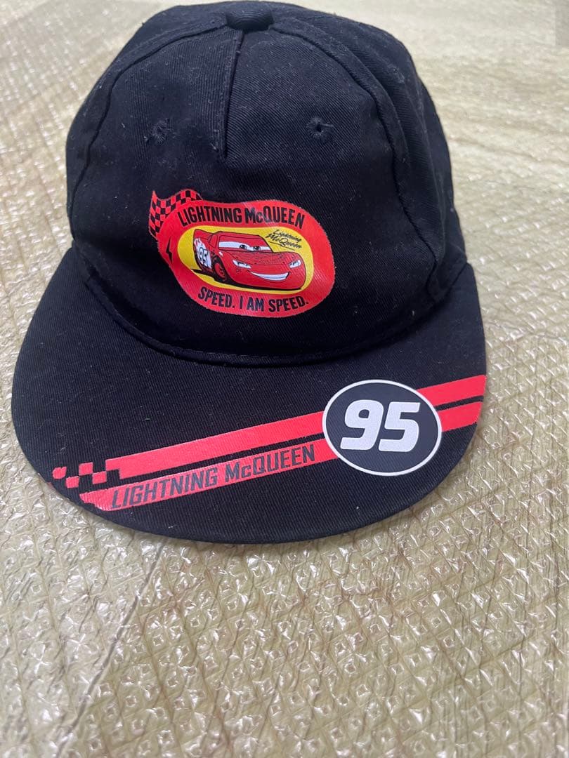 カーズ　マックイーン　コスプレ　着ぐるみ帽子セットSサイズ　90〜100cm