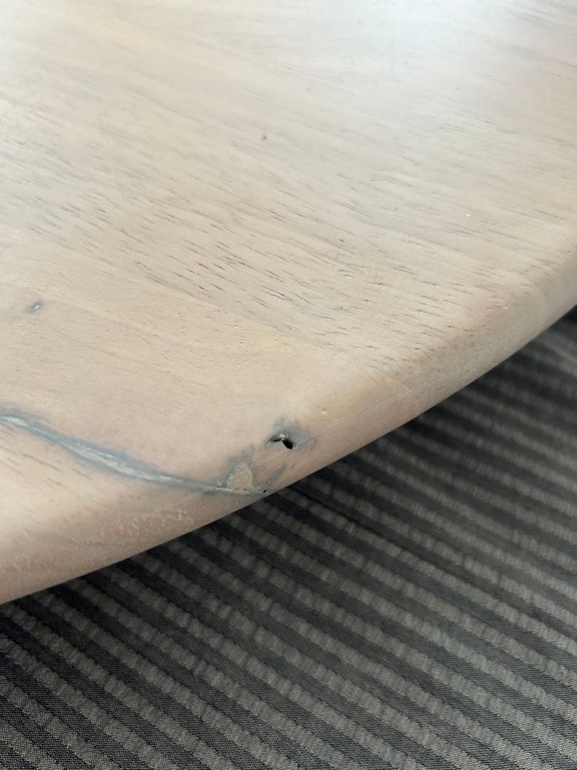 モダンデコ　ラウンド　ダイニングテーブル　ホワイト　丸テーブル