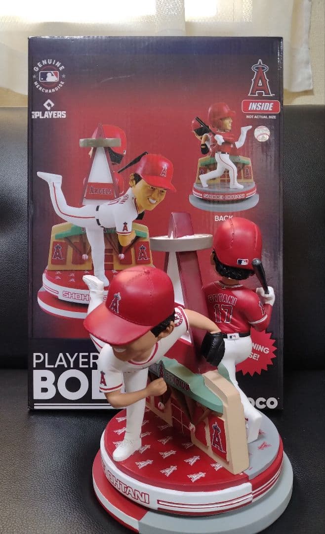 【最安値】960個限定 大谷翔平 二刀流　回転式ボブルヘッド エンゼルス希少品