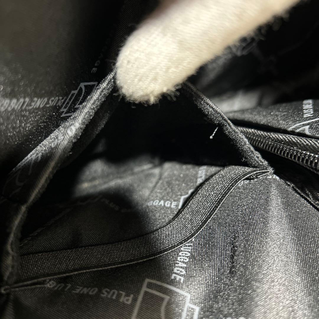 【美品】PLUS ONE LUGGAGE 縦型ソフトキャリー　60L