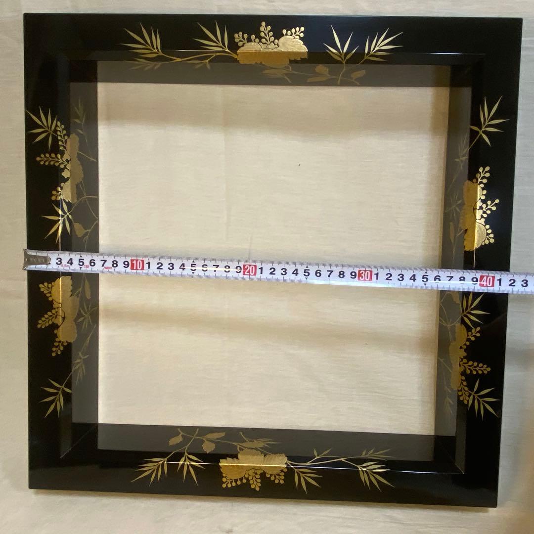 漆塗　炉縁　桐文　金蒔絵　祐哲　茶道具　茶道　共箱