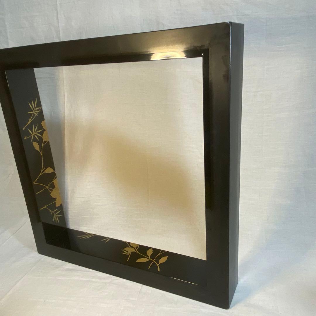 漆塗　炉縁　桐文　金蒔絵　祐哲　茶道具　茶道　共箱