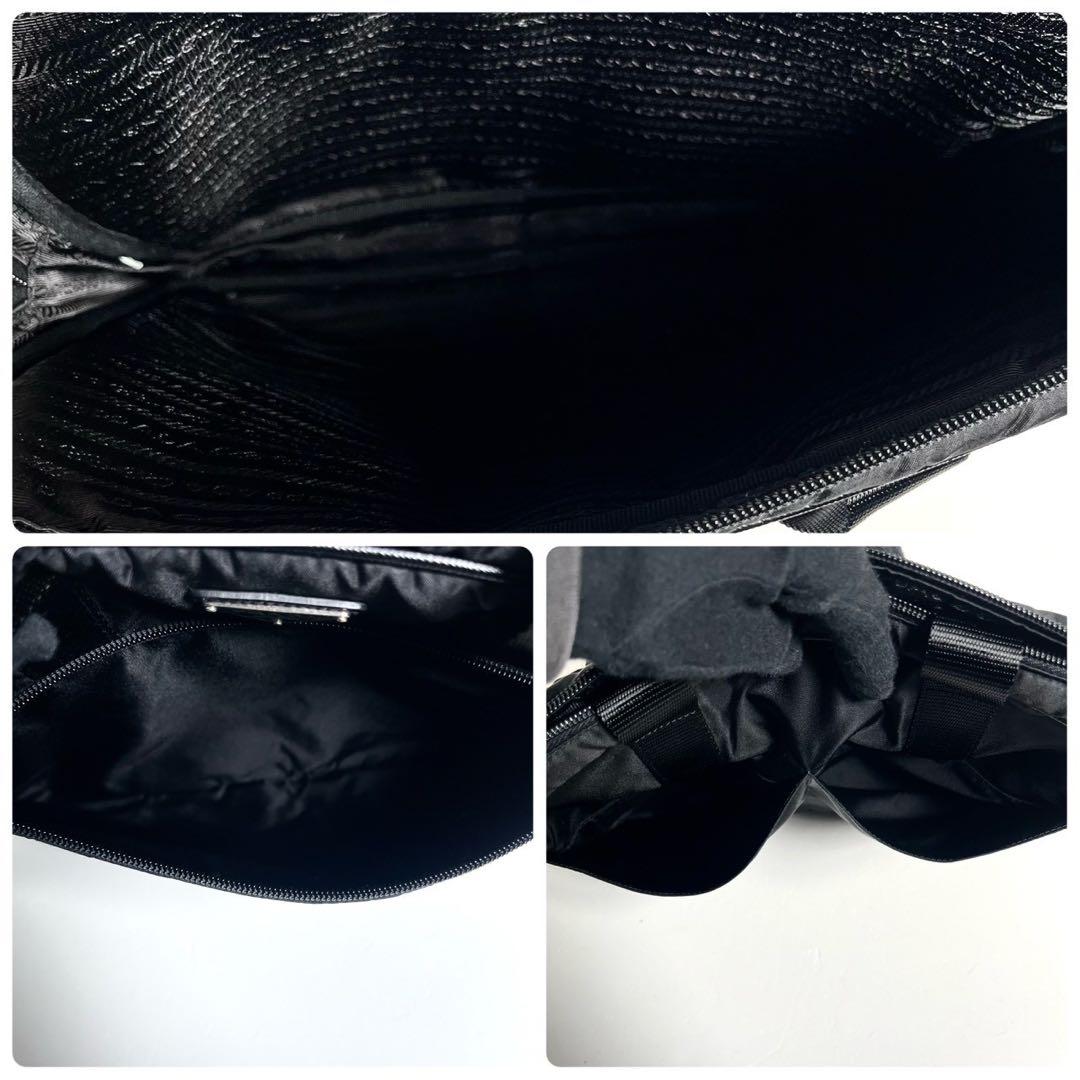 【現行型・未使用に近い】プラダ ビジネスバッグ サフィアーノレザー Gカード付き