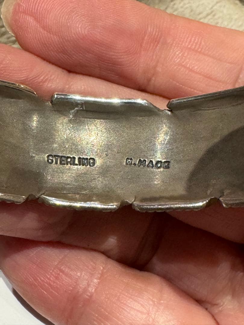 Harvey Mace　ハーヴィーメイス　インディアンジュエリー　バングル