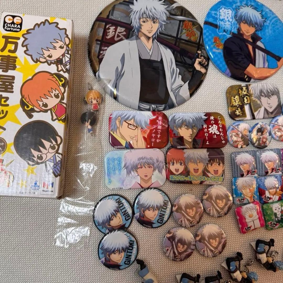 銀さん　銀魂 万事屋セット バッジ・