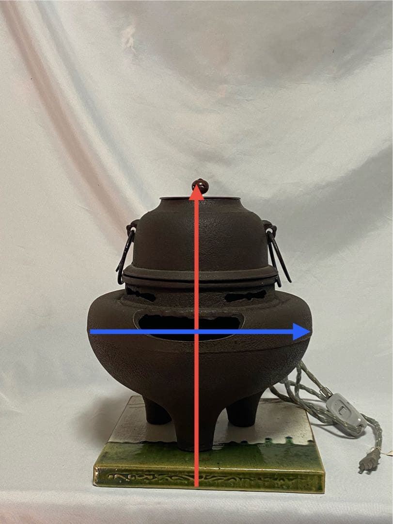 2727❣️ 茶道　茶釜　風炉　電熱器　セット