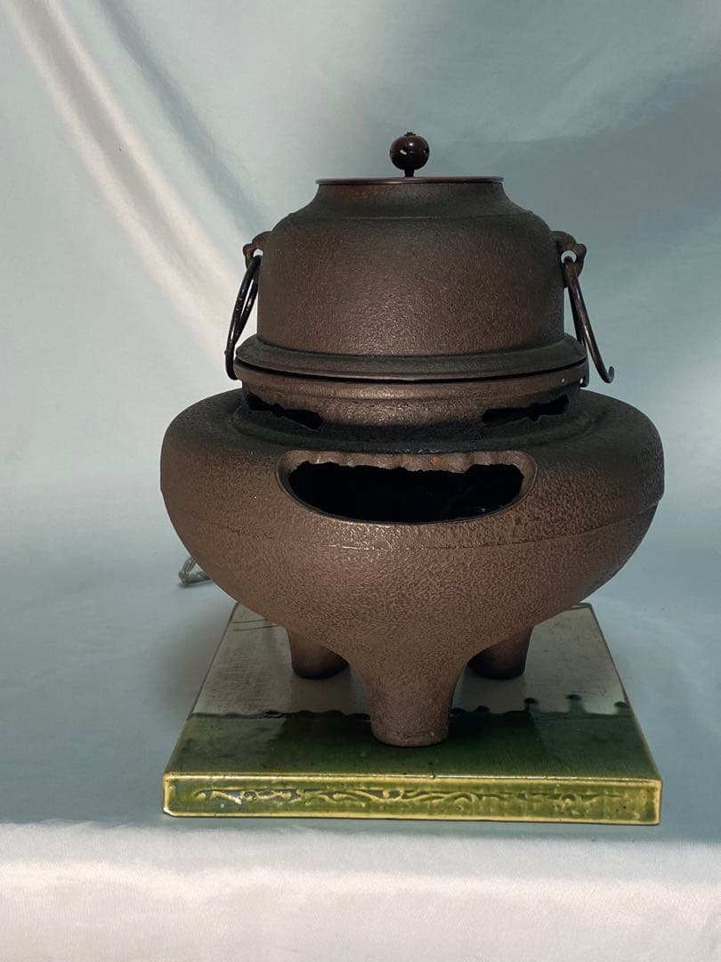 2727❣️ 茶道　茶釜　風炉　電熱器　セット