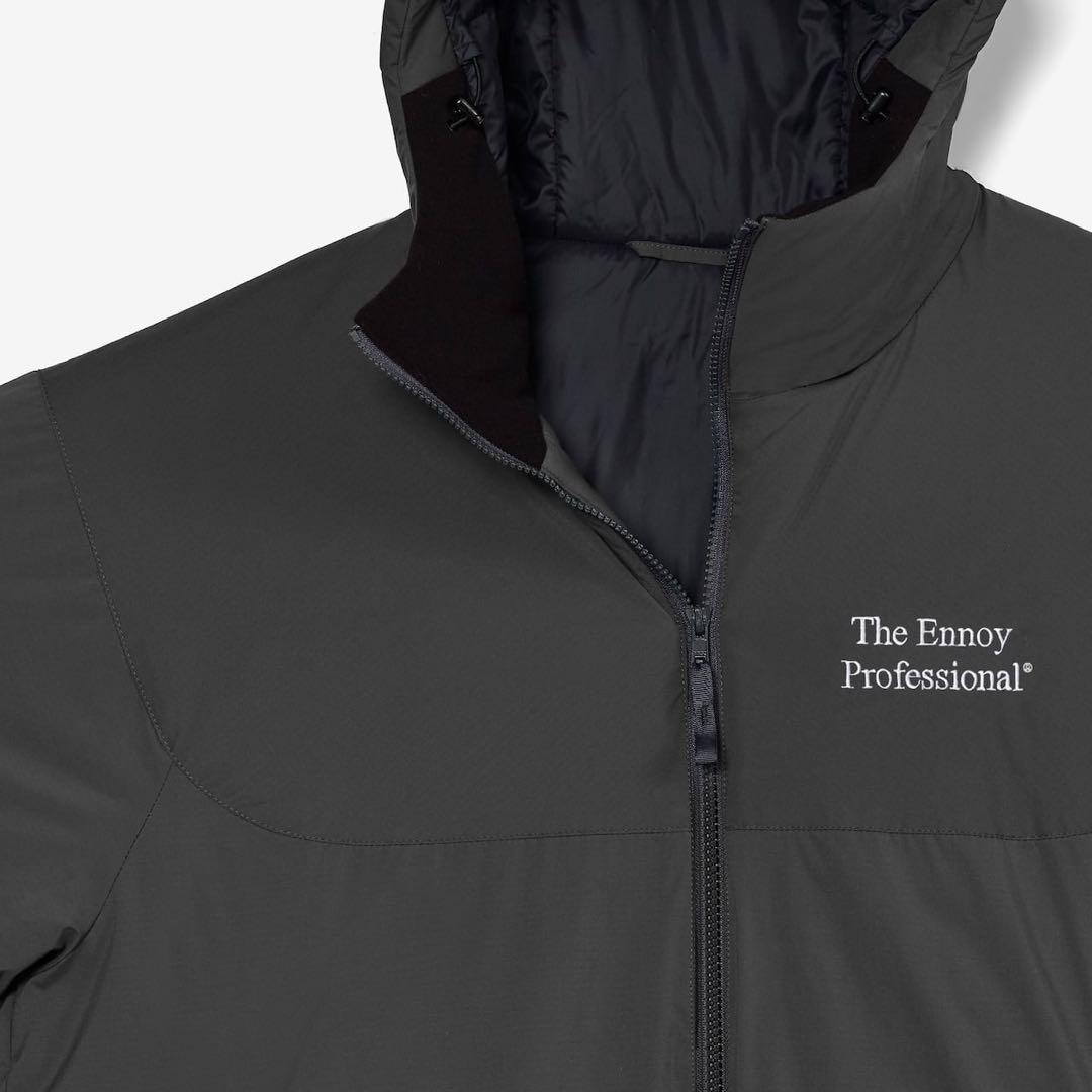 ENNOYスタイリスト私物 PADDED NYLON HOODIE (GRAY)