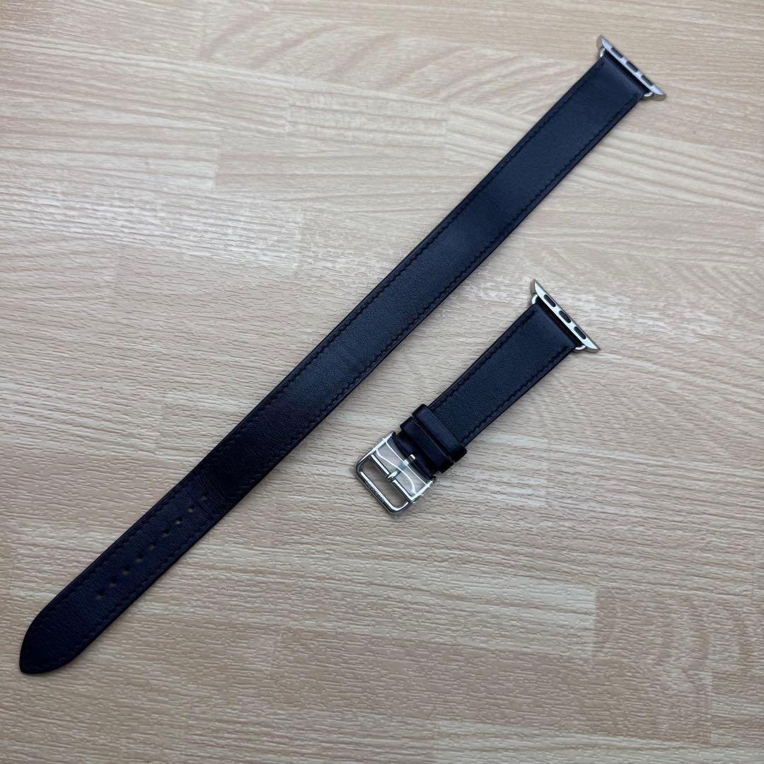 2166 Apple Watch エルメス　インディゴ　ドゥブルトゥール　二重