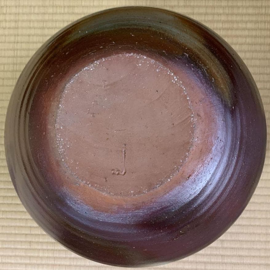 備前焼物故作家　武用　真（ぶようしん）花瓶・壺（共箱・共布・栞、付）お正月に！！