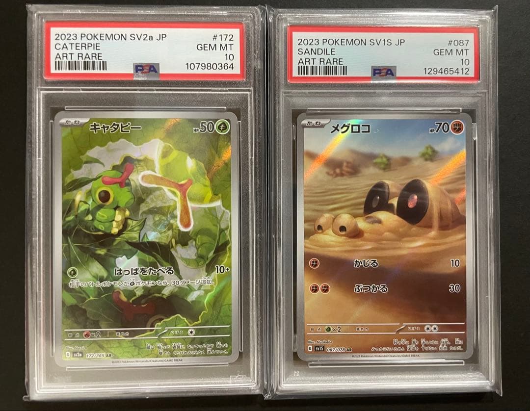 メグロコ & キャタピー psa10