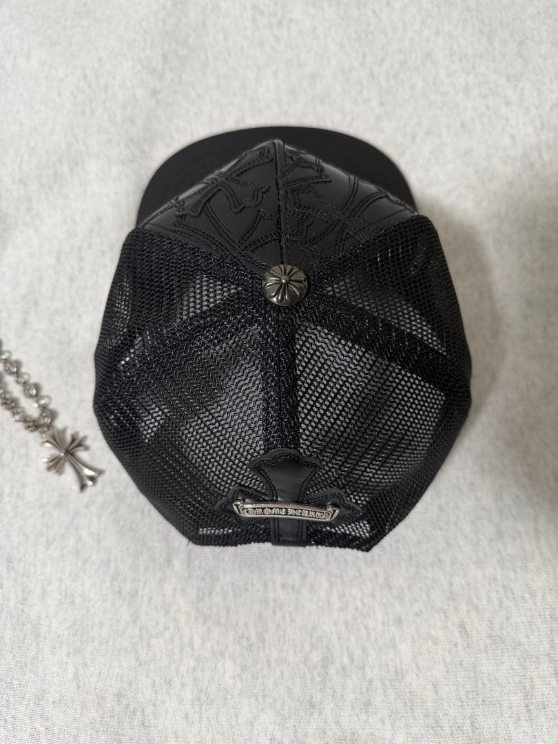 ブラックメッシュキャップ