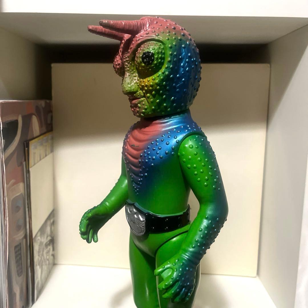 旧バンダイ製 死神カメレオン キングサイズ 美品 ソフビ フィギュア 怪人