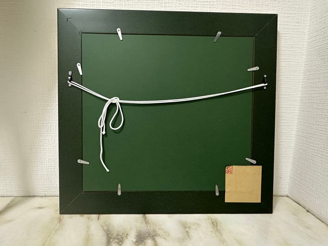 絵画 城本敏由樹 赤富士 エンペラーフィッシュ