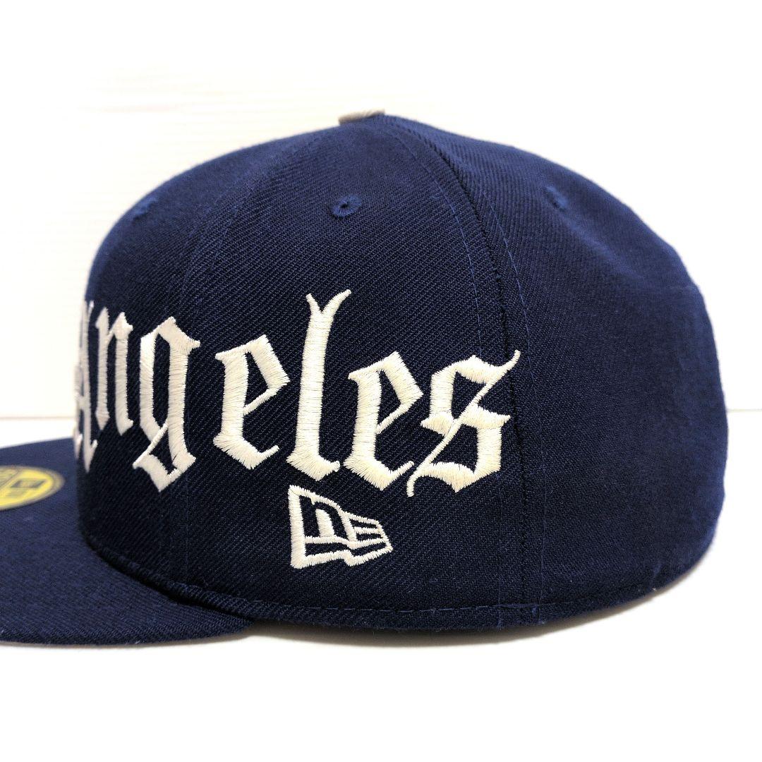 希少　ニューエラ LA ピットブル 　ロサンゼルスドジャース　61.5cm　刺繍