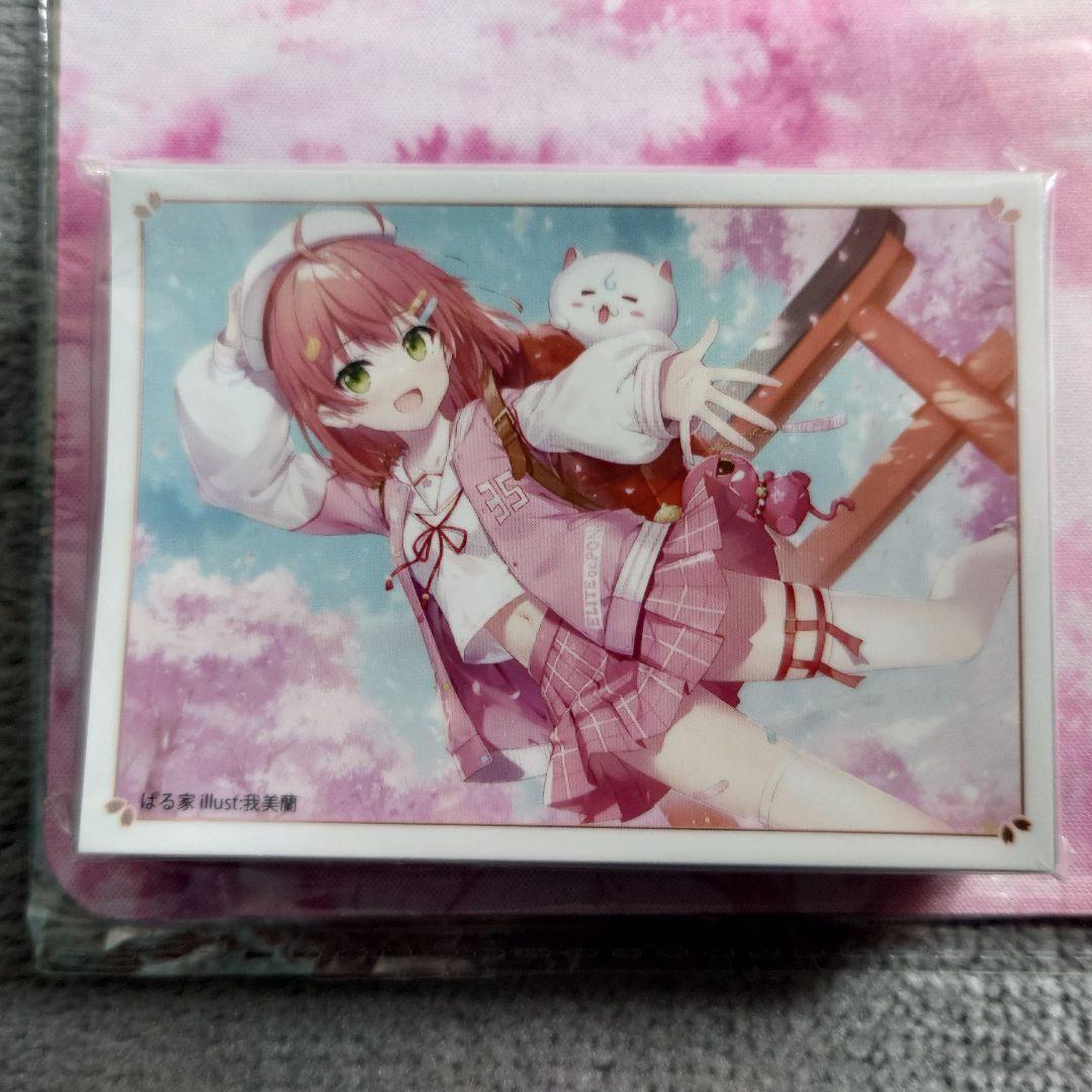 α1 ホロライブ 鳥居&桜&35P さくらみこ スリーブ&プレイマット