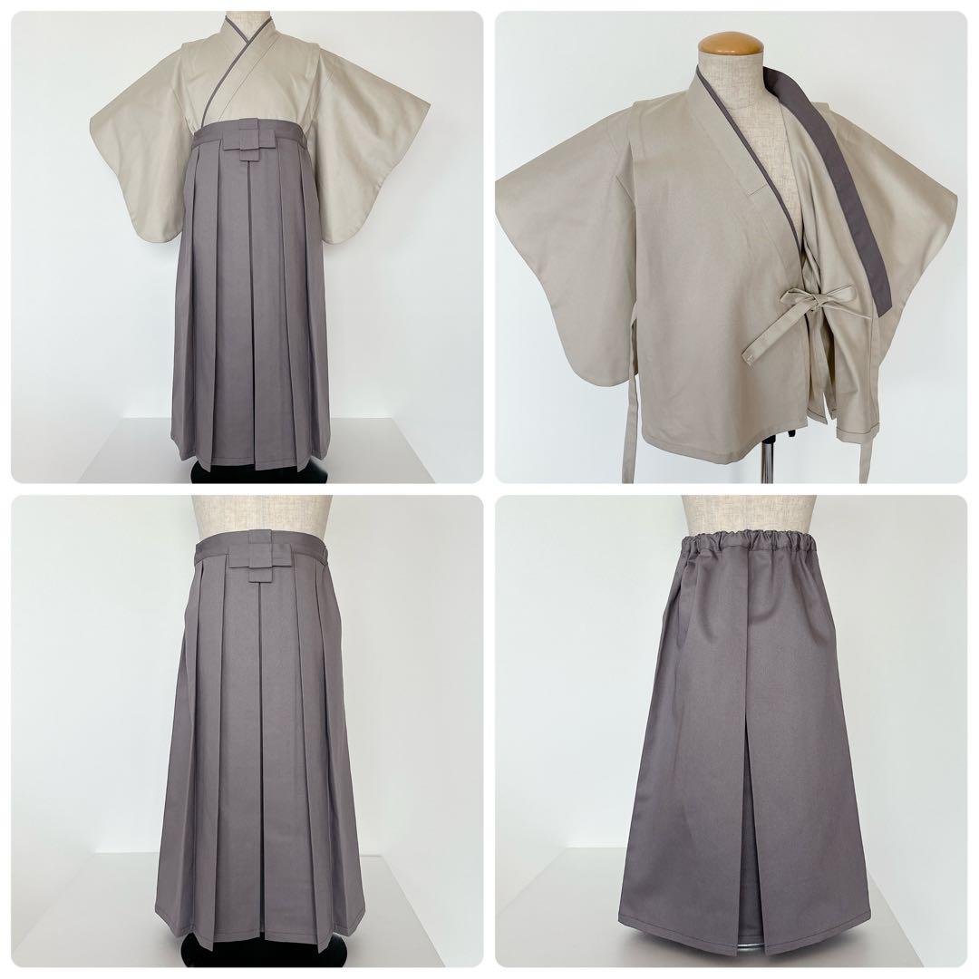 のん木★［おまとめ］二部式着物 + 羽織袴3点セットꕤハンドメイドꕤ七五三