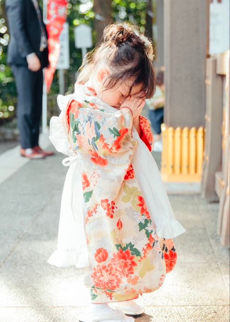 のん木★［おまとめ］二部式着物 + 羽織袴3点セットꕤハンドメイドꕤ七五三