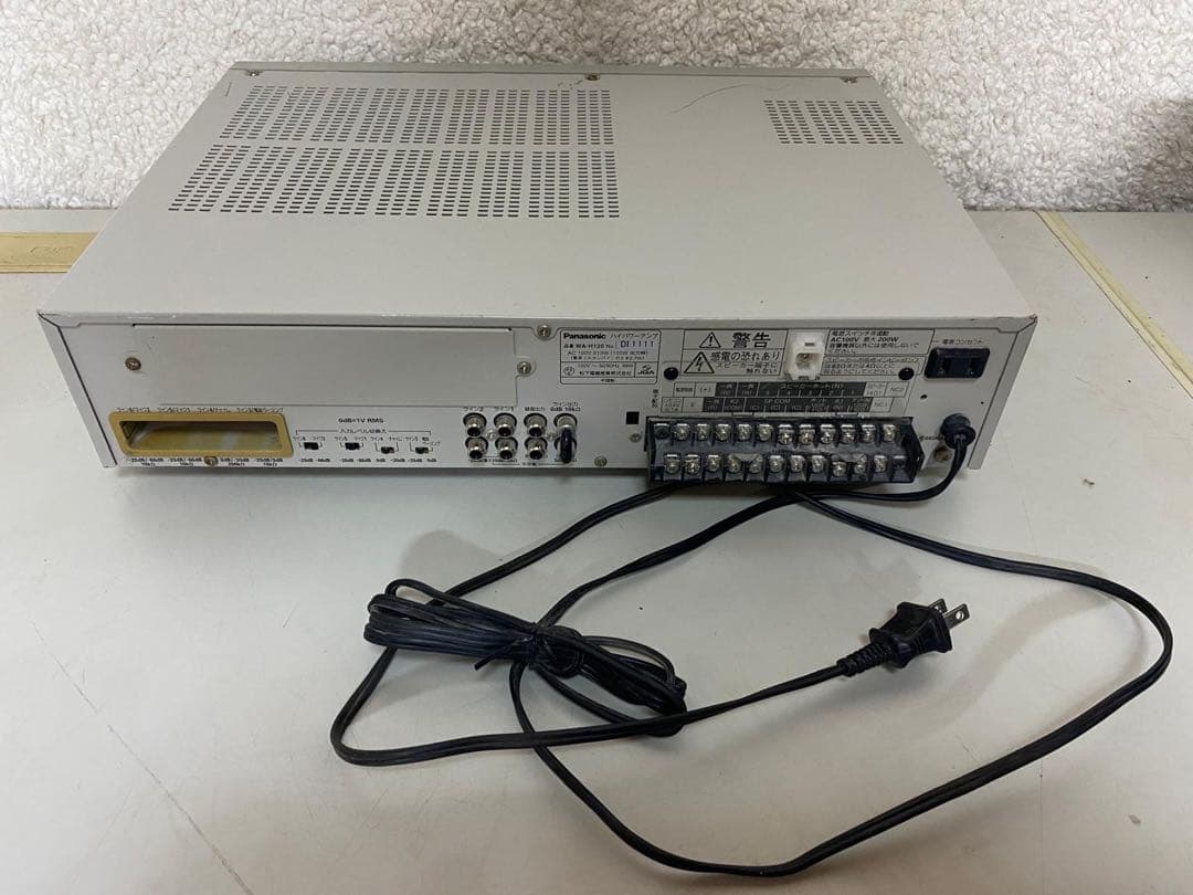 Panasonic オーディオ機器 wa-h120 ハイパワーアンプ