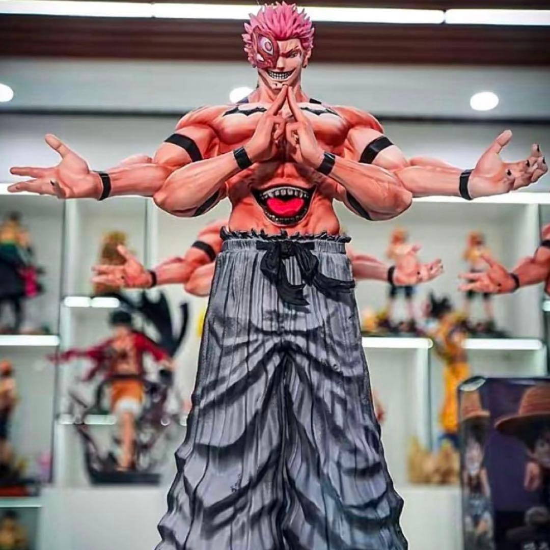 呪術廻戦 両面宿儺 ガレージキット フィギュア。