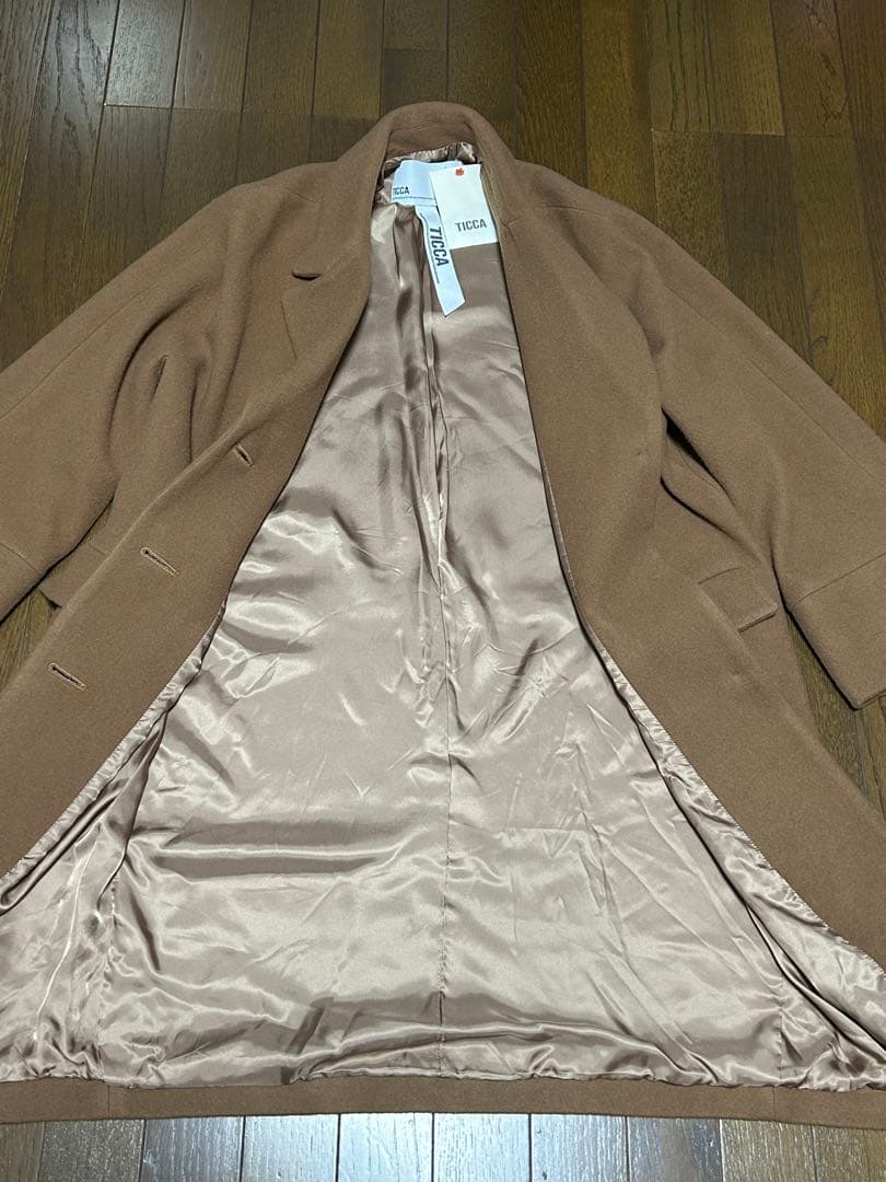 【タグ付き】【美品】TICCA チェスターコート　ロングコート