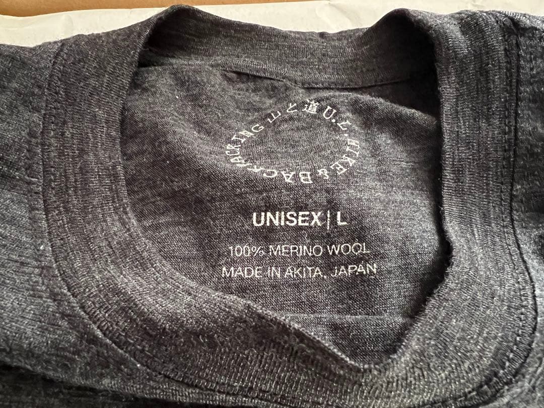 山と道　100% Light Merino Pocket T-shirt L