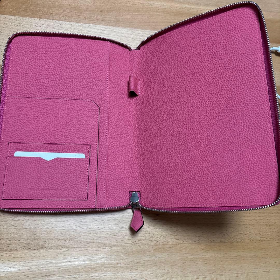 お値下げ！BONAVENTURA ピンク レザー ノートカバー　A5