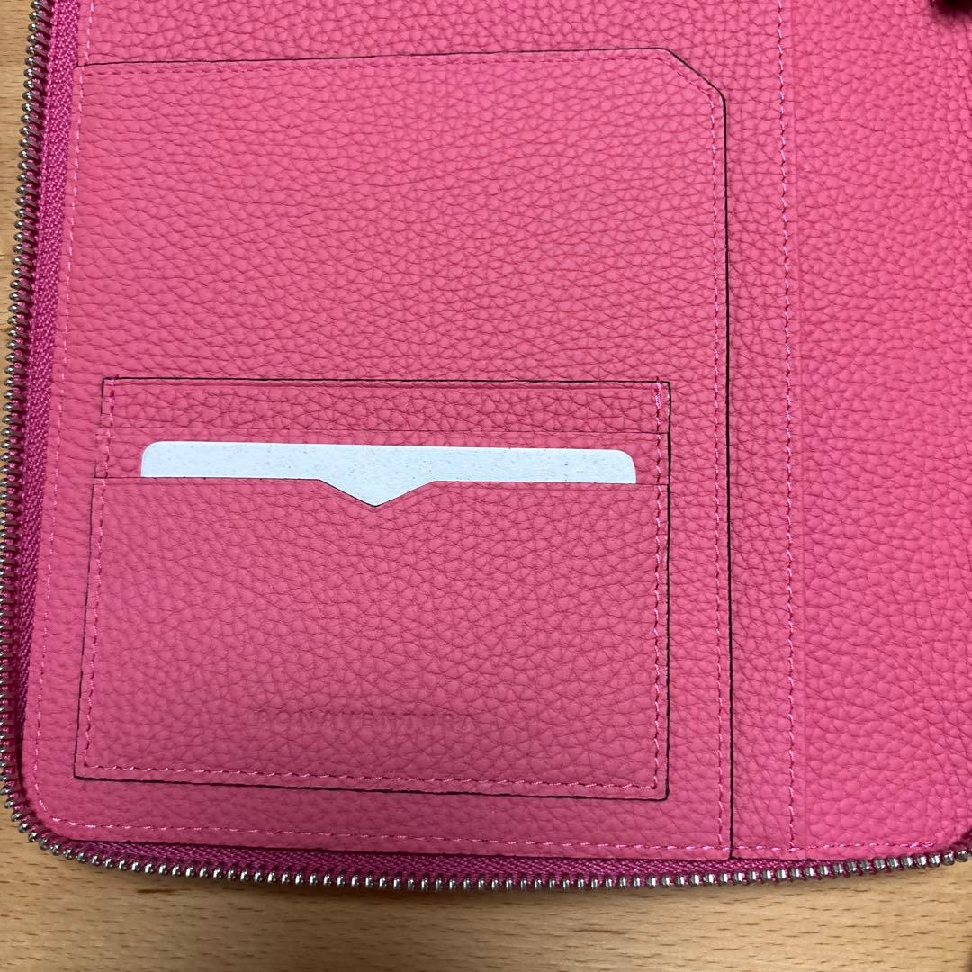 お値下げ！BONAVENTURA ピンク レザー ノートカバー　A5