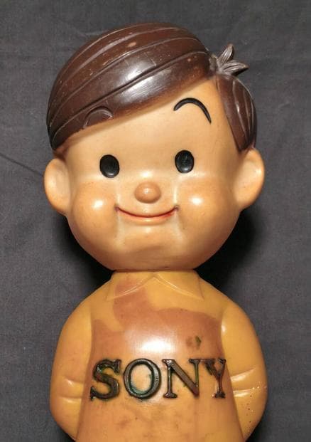 当時物 60年代 SONY ソニー坊や 50cm ソフビ人形 店頭用