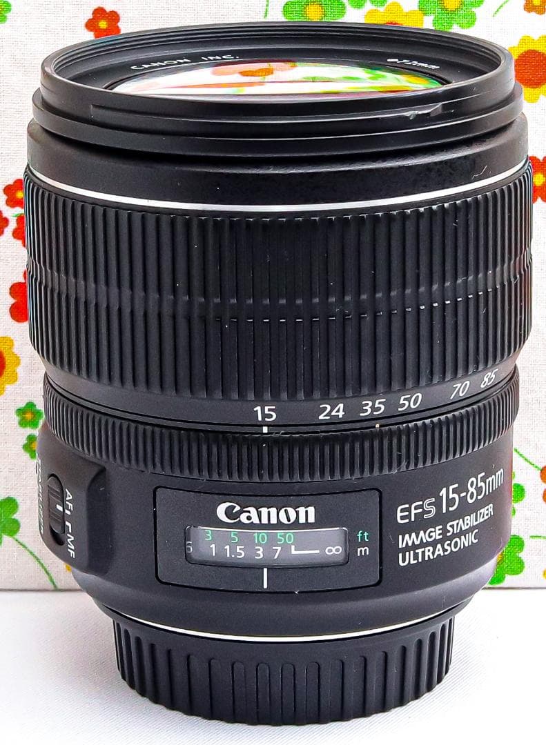 美品 Canon キャノン EF-S 15-85mm IS USM☆超広角レンズ