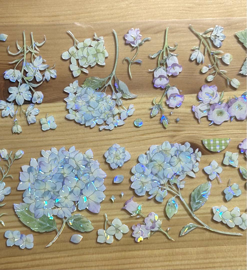 淡い紫陽花 海外マステ