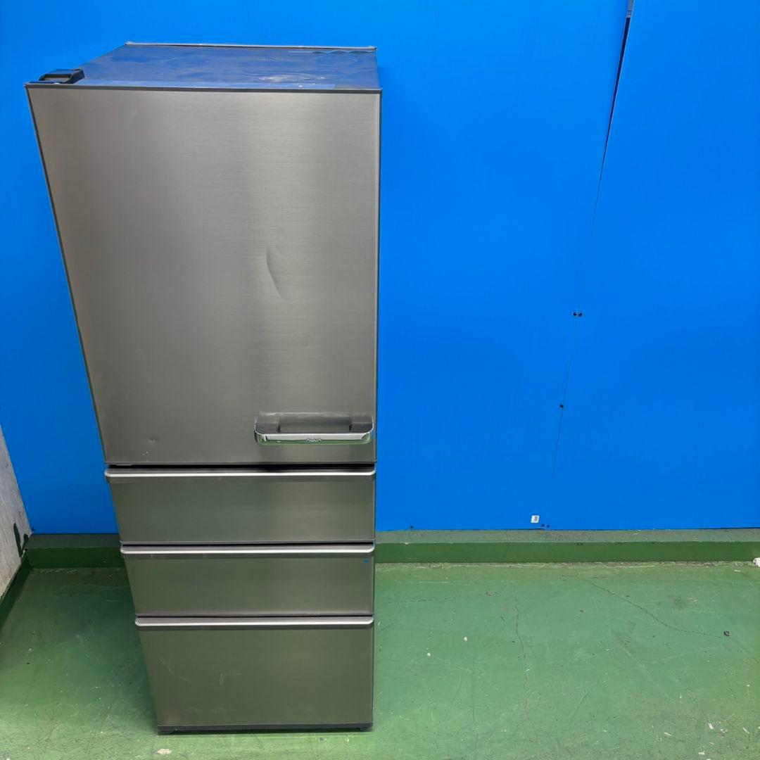 521 AQUA 大型冷蔵庫 300L強 小型　家庭用 左開き 自動製氷