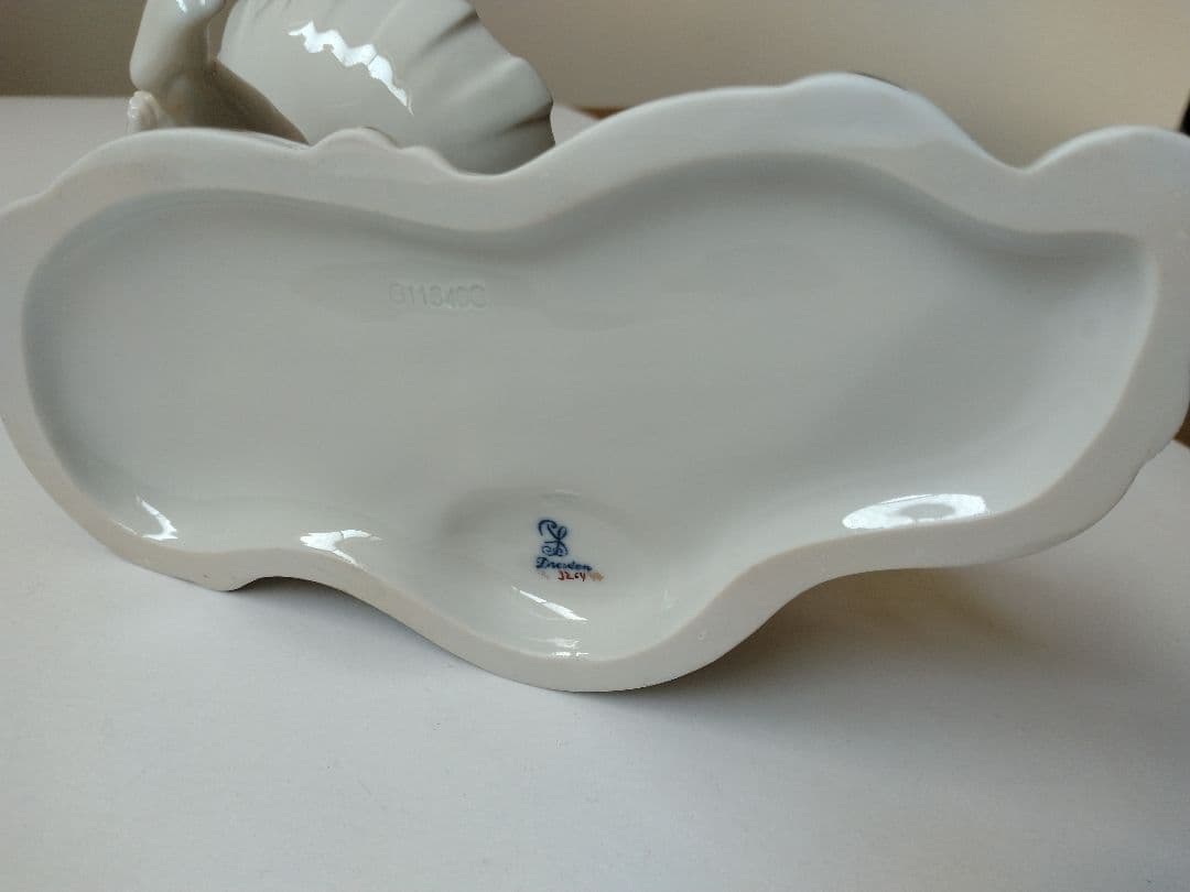 希少 Dresdenドレスデン カールティーメ工房　　天使の燭台ペア キャンドル