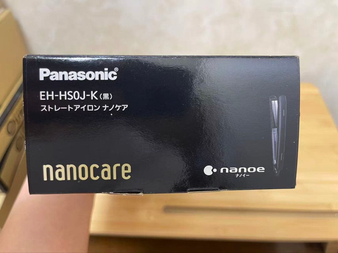 Panasonic ストレートアイロン ナノケア ブラック EH-HS0J