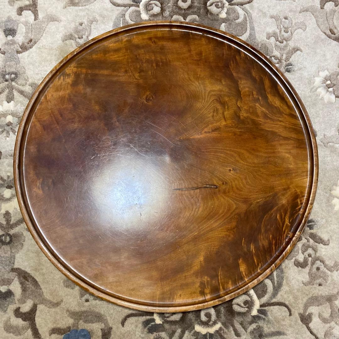 木製一枚板　コタツ板 ビンテージ希少82cm