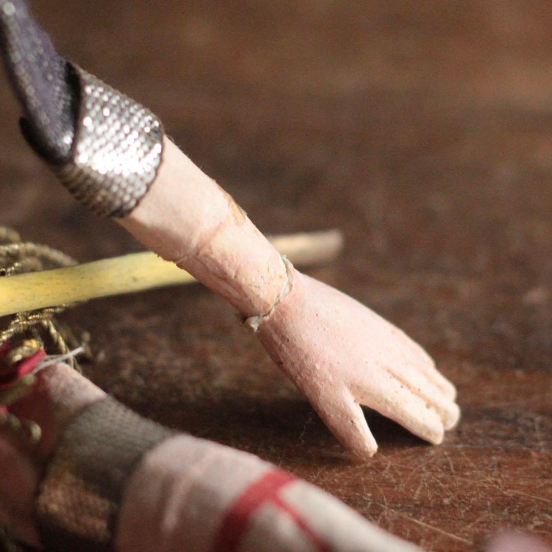 古い 操り人形 チェコ？ マリオネット 古道具 アンティーク