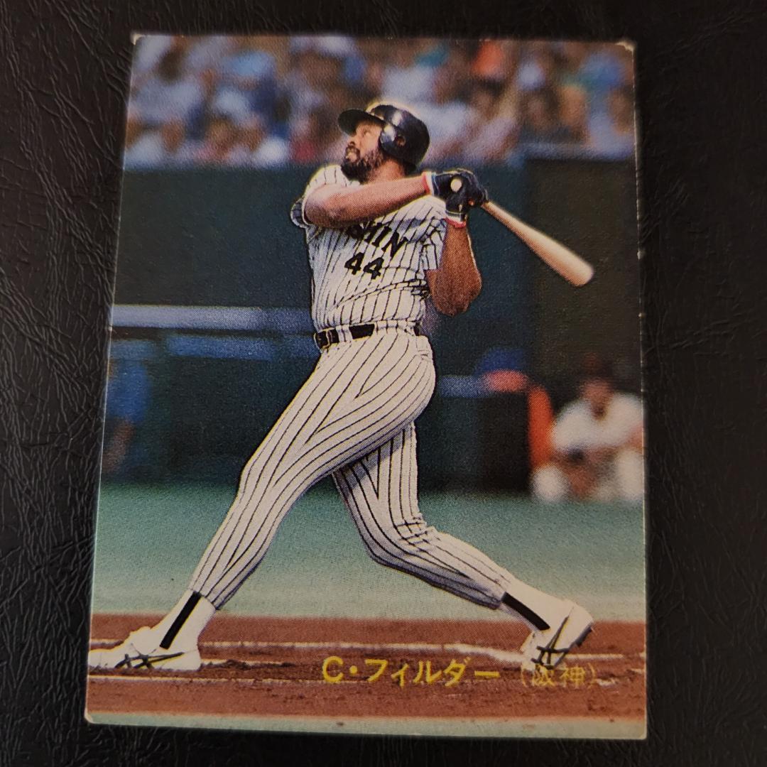 カルビー野球カード 89年 No.349 C・フィルダ― (阪神)