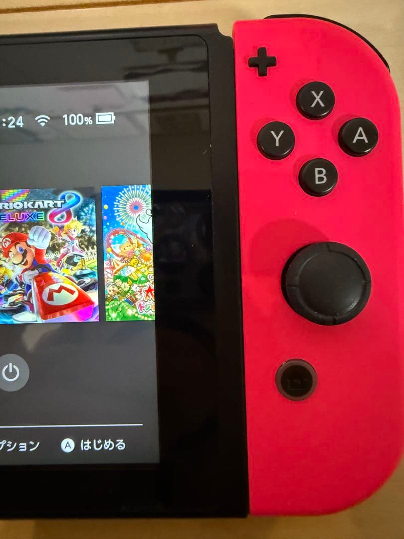 NintendoSwitch 赤 青 スイッチ 本体 付属品 傷有Joy-Con