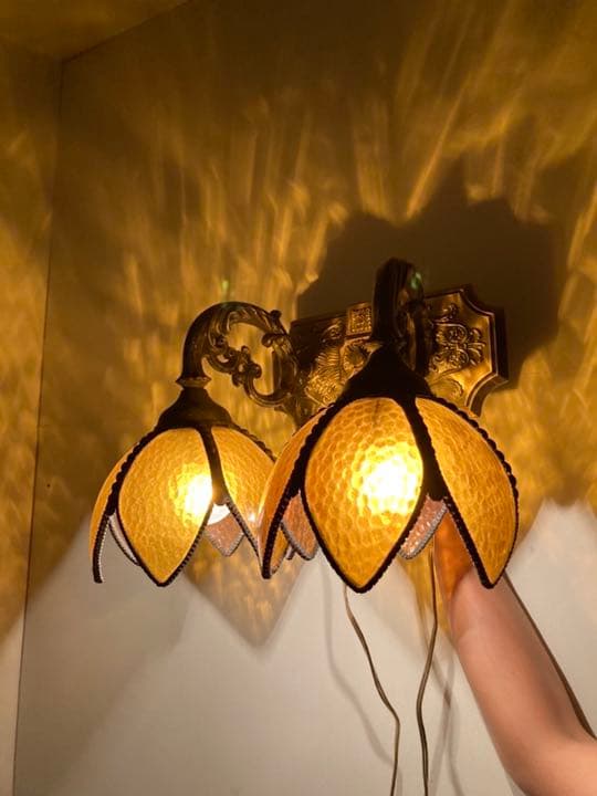 ヴィンテージ　アメリカ　壁掛け　ライト　照明い