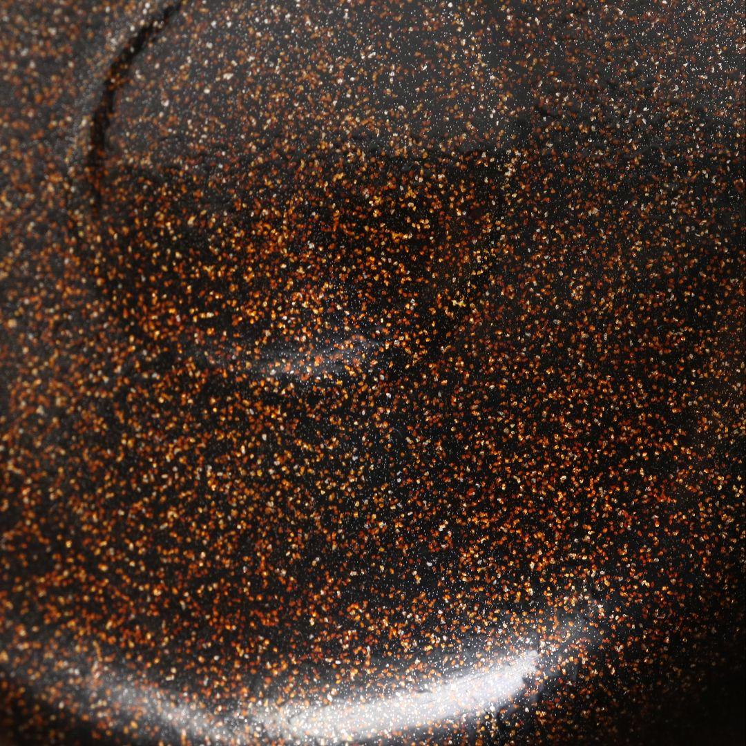 吉田華正作 竜田川蒔絵 内梨子地 漆茶碗 茶道具 共箱共布　ON508　DC2