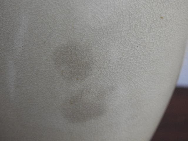 薩摩　菊笹絵　花瓶　M723